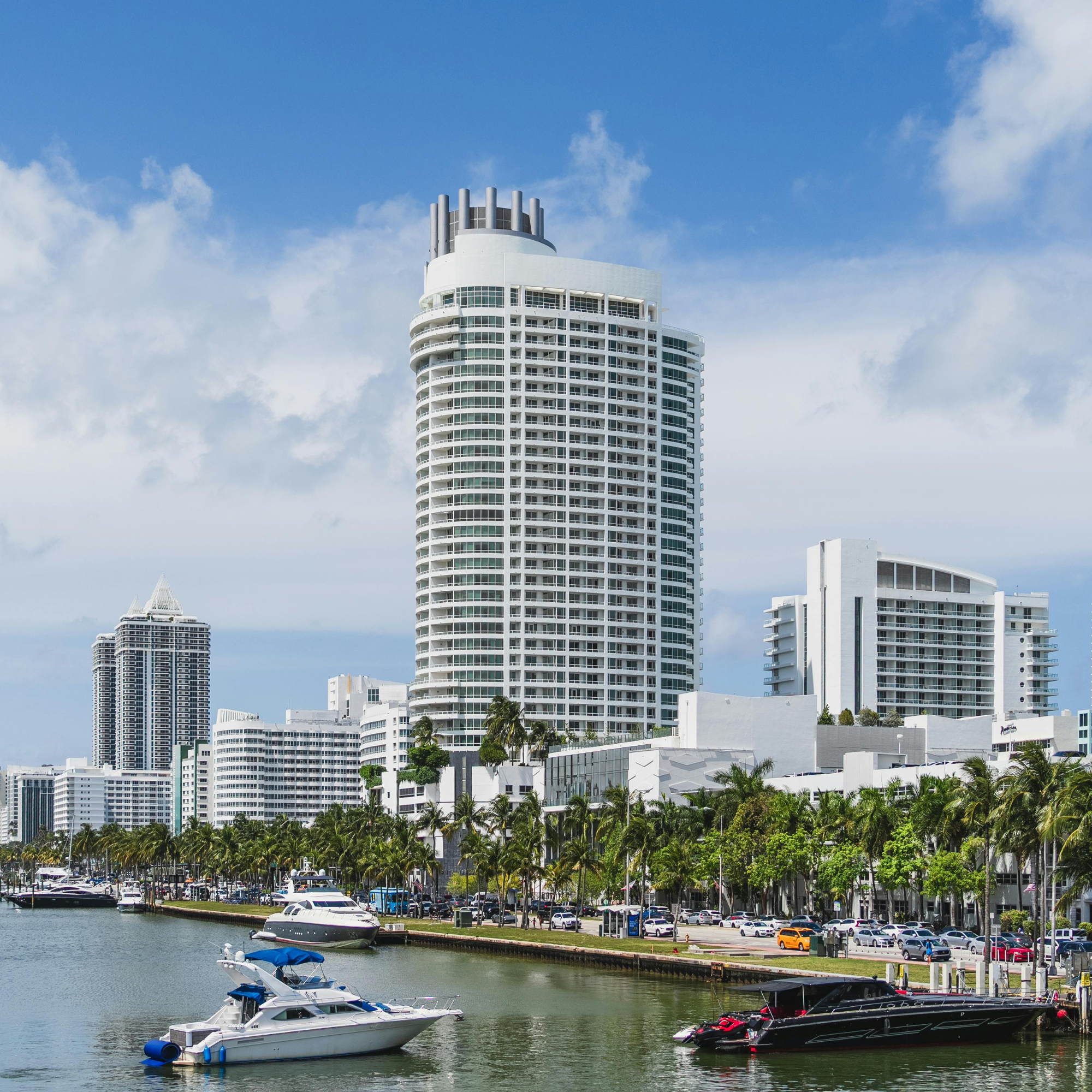 Miami waterfront skyline representing SecureWay IT support and cybersecurity services for South Florida businesses
